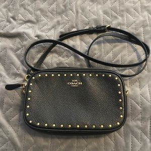 Coach Crossbody double zip purse.